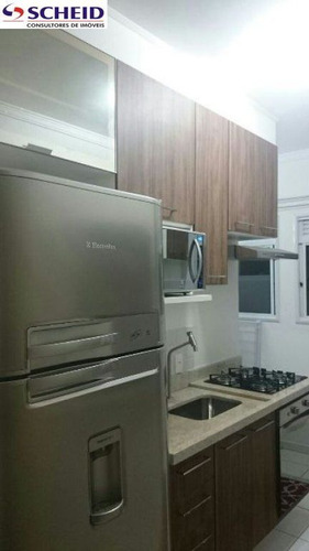Imagem 14 de 15 de Lindo Apto 2 Dor 1 Vg Repleto Em Armarios Embutidos (cliente Só Retira Os Eletrodomesticos) - Mr52337