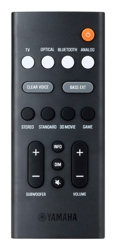 Barra de sonido Yamaha Soundbar SR-C30A negra 127V