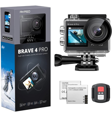 Imagen 4 de 6 de Camara Similar A Gopro / Brave 4 Pro 4k Wifi Resiste Agua