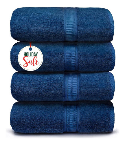 Ariv Towels 4-piece Large Premium Cotton Bamboo Bath Towe...