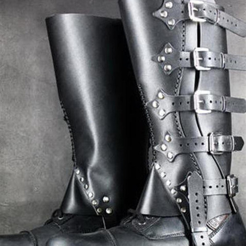 Botas Steampunk Cubre Tapas Elegantes Polainas Café