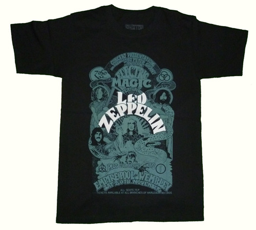 Led Zeppelin Playera Camiseta Toxic Original Envio Gratis