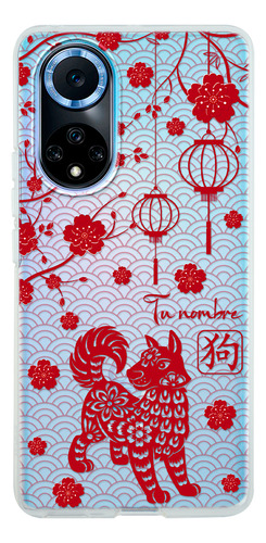 Funda Para Huawei Horóscopo Chino Perro Con Tu Nombre