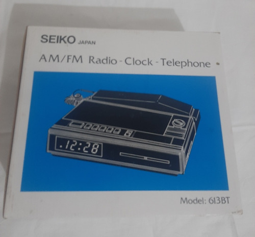 Radio Reloj Telefono Antigua 