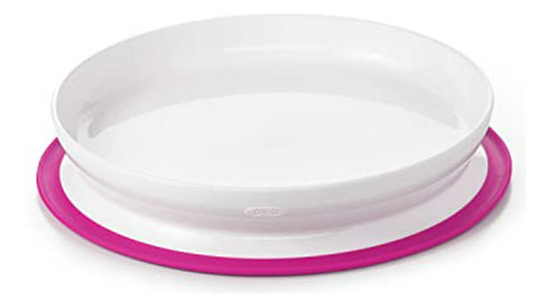 Plato De Succión Oxo Tot Stick & Stay Para Bebé, Color Rosa