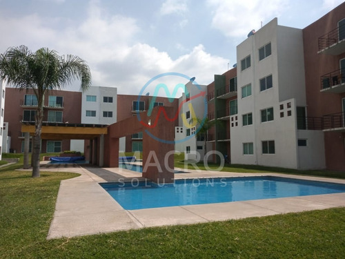 En Venta Departamento En Planta Baja Con 2 Recamaras Y Pequeño Jardín En Residencial San Francisco En Yecapixtla