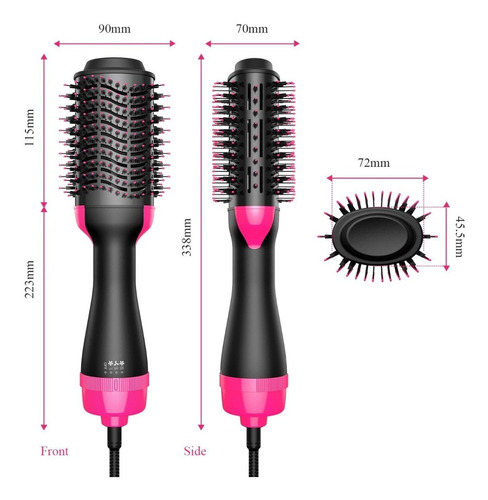 Cepillo eléctrico seco 3 en 1 Alisa Professional que da forma al cabello
