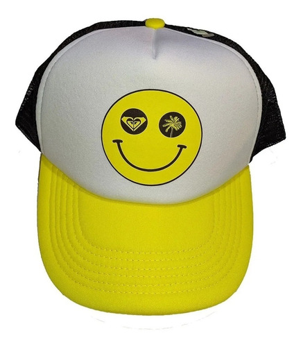 Roxy Gorra Lifestyle Mujer Truckin Emoji Amarillo-negro Ras