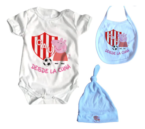 Set Ajuar Bebe X3 Piezas Union Santa Fe