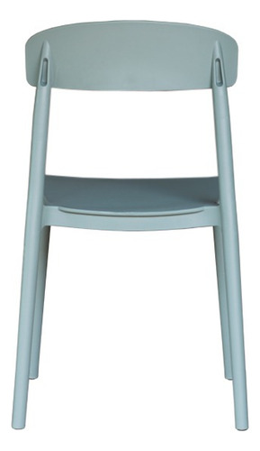 Silla Comedor Escritorio Pp Diseño Cala De Maga Collection Sin Tela Verde Musgo Verde Musgo