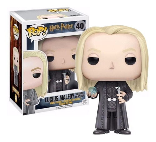 Boneco Funko Pop Lucius Malfoy C Profecia 40 Edição Especial