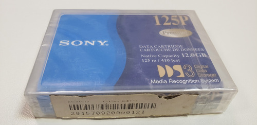 Imagem 1 de 2 de Fita Dat Sony 12gb\24gb Dgd 125p Dds-3