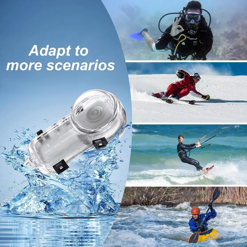 Carcasa Impermeable Protectora Para Insta360 X5 Buceo