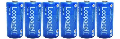 Loopacell Cr123a 3v Lithium Battery (pack Of 6) - Long Lasti