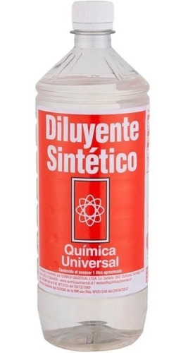 Diluyente Sintetico Bot. 1 Lt Quimica Universal