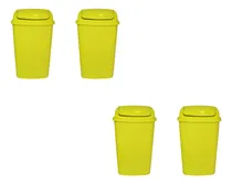 Comprar Set 4 Cestos P\u002F Residuos 25lts Colombraro Tacho De Basura