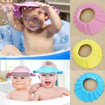  chapéu Protetor Para Olhos Ouvidos Banho Bebe Cabelo Crianç
