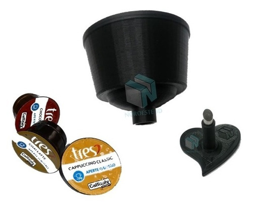 Adaptador De Cápsulas Três Para Máq Dolce Gusto - Noroeste3d