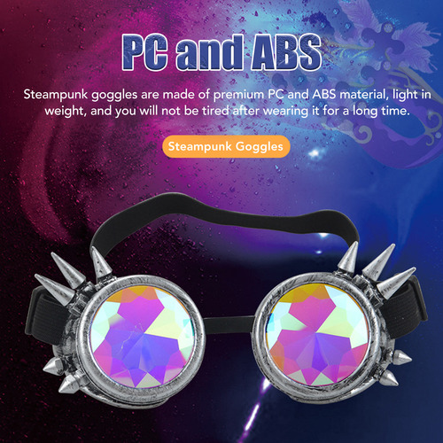 Lentes Psicodélicas Rave Steampunk, Retro, Para Pc, Con Band