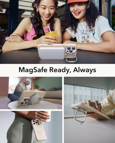 Funda De Silicona Esr Con Soporte Para iPhone 16 Pro Max Light