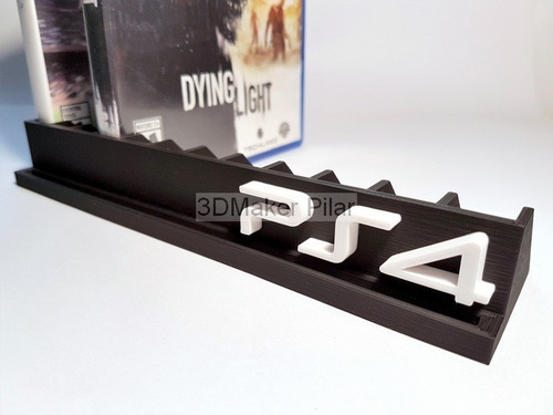 Soporte Organizador Pared 8 Cajas Juegos Ps4 Ps3 Xbox Dvd Bd
