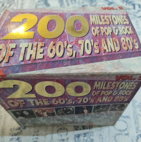 10 Cds Milestone Of Rock & Pop Of The 60's, 70's And 80's