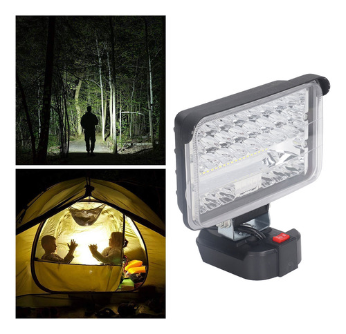 Luz De Trabajo Led De Emergencia, 144 W, 7200 Lm, Portátil