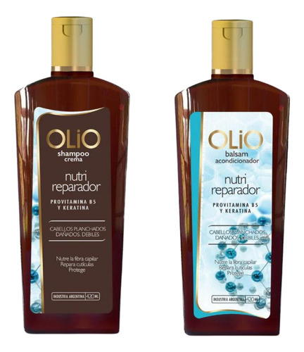 Olio Shampoo + Acondicionador Nutri Reparador Provitamina B5