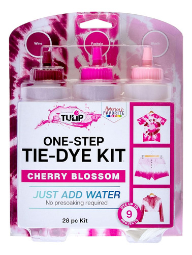 Kit Tulip Onestep Tiedye De 3 Colores Cherry Blossom