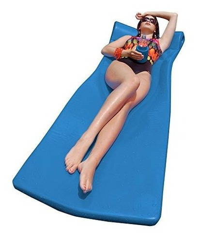 Pool Mate Xxl Colchn De Espuma Flotador Para Piscina, Azul C