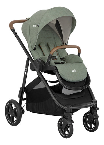 Carriola Paseo Bebe Joie Versatrax Multifuncional Reversible Color Verde Musgo Chasis Negro