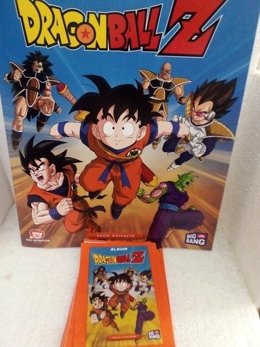 Álbum Dragón Ball Z Saga Saiyajin +20 Sobres