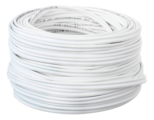 Cable Paralelo 2x20 Awg  25mts Blanco