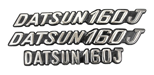 Emblemas Datsun 160j Metal Auto Clasico Laterales Cajuela