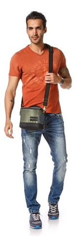 Bolso De Hombro Manfrotto Mb Ms-sb-igr Street P/ Dslr | Csc Color Verde musgo