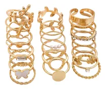 Comprar Joyas Anillos Bisuteria 24 Unidades Alta Calidad