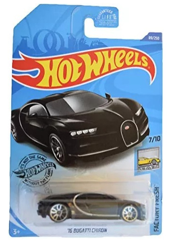 Hot Wheels Factory Fresh  16 Bugatti Chiron Negro  2018