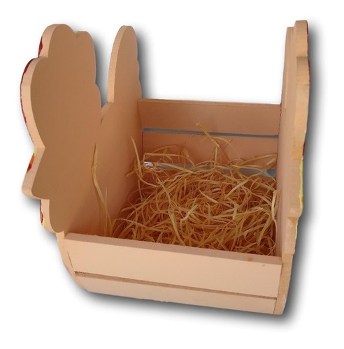 Cesto Porta Ovos Modelo Galinha Em Mdf Ref. 0628