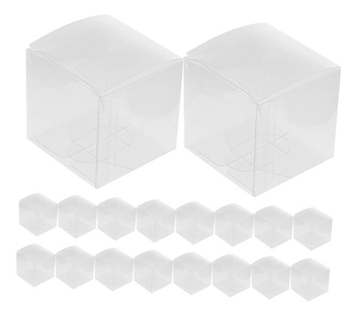 Gogogmee 50 Piezas Caja De Pvc Cajas De Regalo De Plástico 