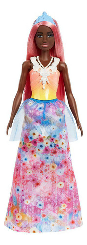Mattel Princesas Cabelo Rosa Pastel HGR14