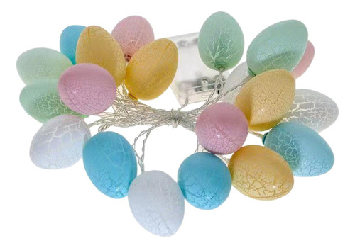 Huevos De Pascua Coloridos, Luces De Hadas, Adorno De Estilo