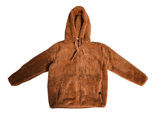 Campera Niño Rusty Fabios Cc Junior Abrigada Camel