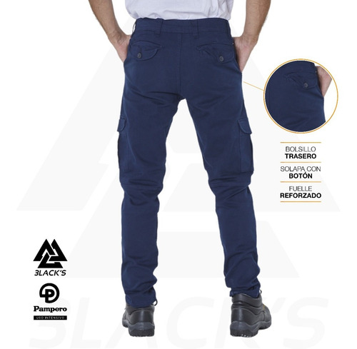 Imagen 4 de 7 de Pantalón Cargo Fit Pampero Elastizado T. 38 Al 54