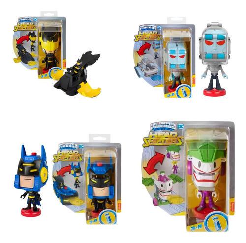 Boneco Imaginext Dc Super Friends Head Shifters - Mattel