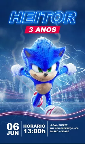 Convite Digital Sonic