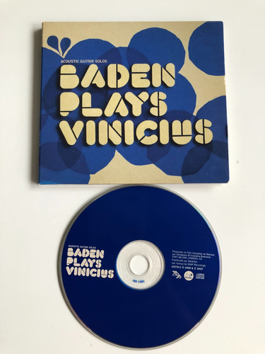 Cd Baden Plays Vinicius Raro 2006