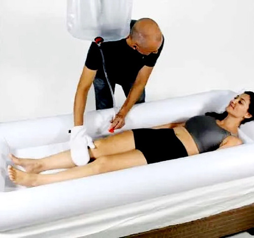 Imagem 2 de 8 de Lavatório Inflável Banho No Leito Corpo Inteiro Longevitech