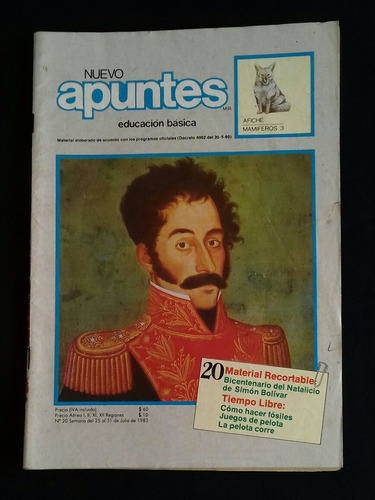 Revista Nuevo Apuntes N°20 Educación Básica Simon Bolivar L.