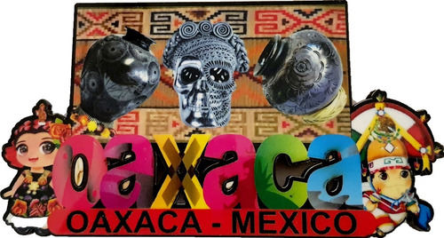 Oaxaca Danzantes Iman Refrigerador Mdf Recuerdo Mexico Y062