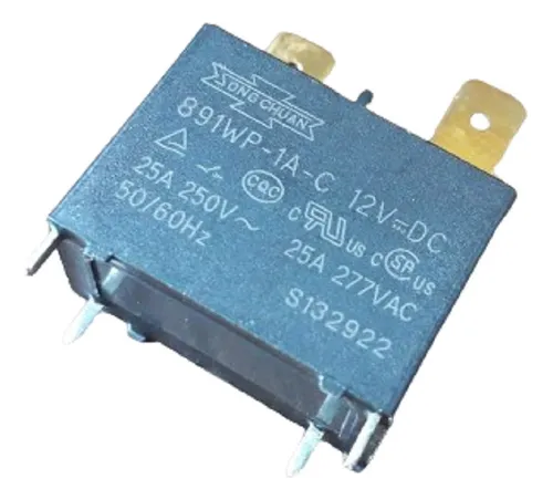 Rele Song Chuan 891wp-1a-c 25a 12vdc 250v 277vac Ar Split